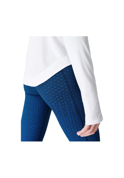 Sweaty Betty Sweaty Betty Breathe Easy Long Sleeve Top Kadın Beyaz Tişört Wht Beyaz