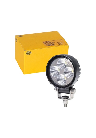 Hella Led-çalışma Farı R600-12/24v - Yuvarlak - 500lm - Vidalanmış/montaj - Hareketli Montaj Barı - Yakın Alan A