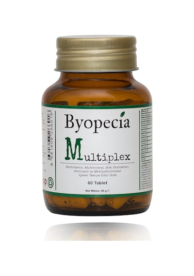 Byopecia Multiplex Saç Dökülmesi - Tırnaklar -  60 Tablet