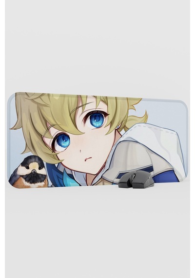 Mika Genshin Impact Anime Oyuncu V4 - 70x30 Xl Gaming Mouse Pad Fare Altlığı