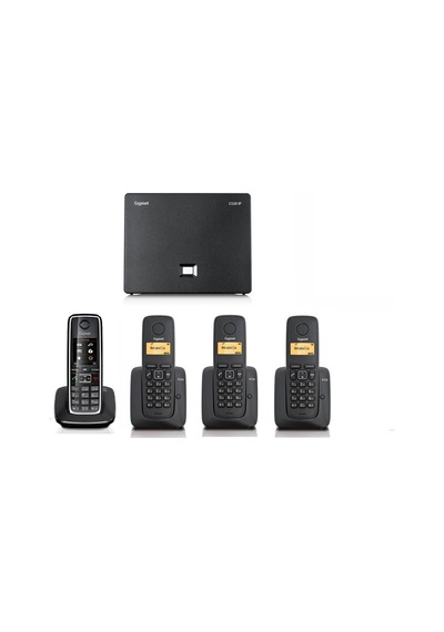Gigaset C530 IP 4 Dahili Dect Telsiz Kablosuz Telefon Santrali