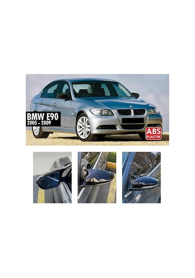 Bmw 3 Serisi E90 Makyajsız Yarasa Ayna Kapağı - 2005-2009