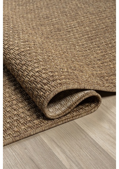 Mariesse Home Hav Toz Vermez Kolay Temizlenen Hasır Doku Sisal Halı 666-kahve