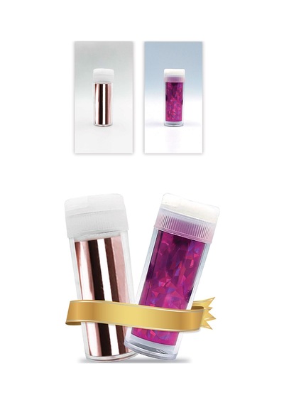 Artikel Transfer Tırnak Dövmesi ART-591 Rose Gold Fuşya 2'li Set