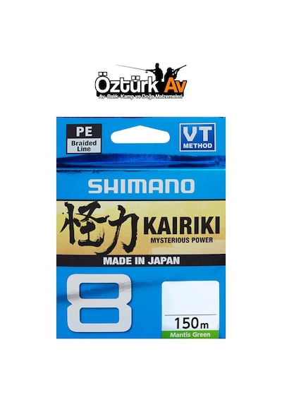Shimano Kairiki 8 Kat Mantis Green 150 Mt Ip Misina