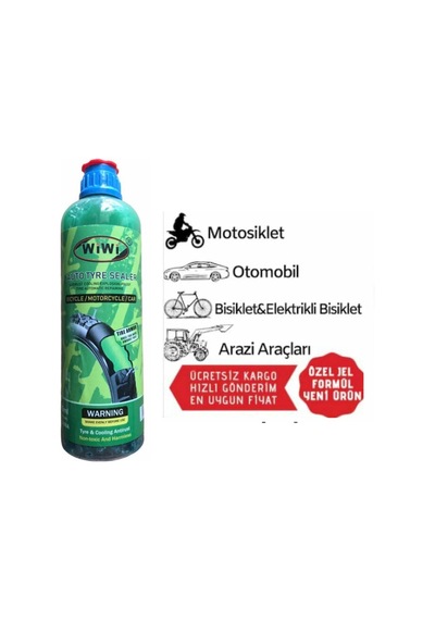 Wiwi Lastik Tamir Sıvısı Patlak Önleyici 380 Ml 1 Adet