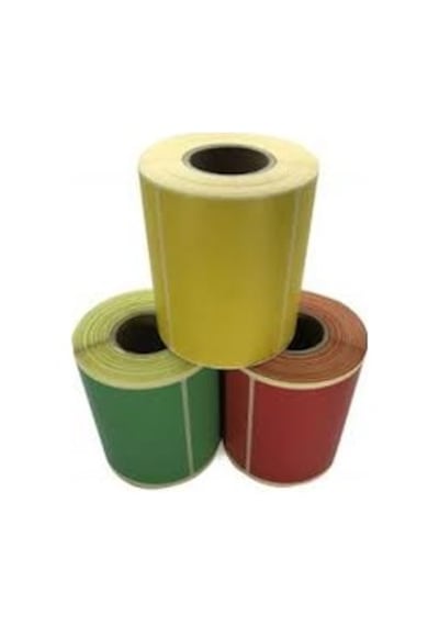 Eczane İlaç Tarif Etiketi Sarı Zemin Eko Termal  40 x 60 MM