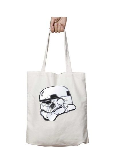 Art Hediye Star Wars Stormtroopers İki Tarafı Kalıcı Baskılı Yıkanabilir Çanta Çok Renkli