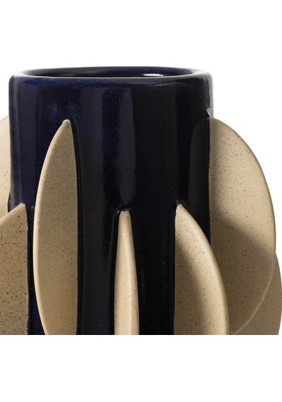 Mudo Home Coast Navy Vazo 21x21x27cm Lacivert