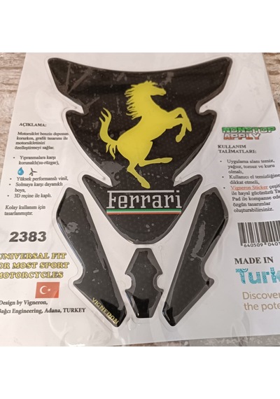 Ferrari Tankpad Siyah