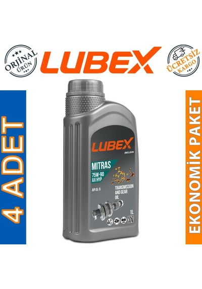 Lubex Mitras Ax Hyp 75W-90 Manuel Şanzıman Yağı 4 x 1 L