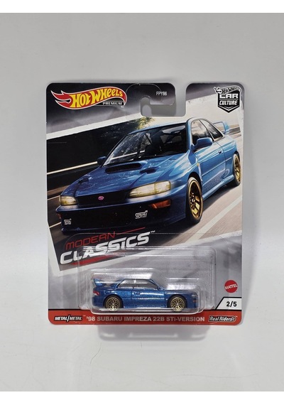 Hot Wheels Premium Car Culture '98 Subaru Impreza 22b Sti-version Mavi