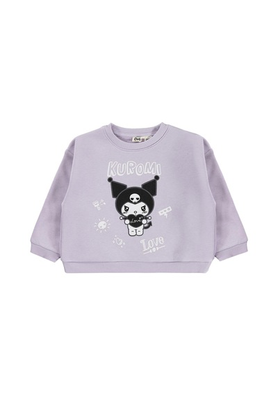 Kuromi 2-5 Yaş Sweatshirt - Lila