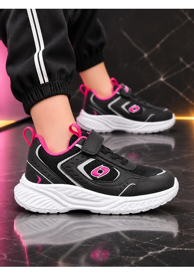 Modayak Vk-970 Lafonten Siyah Kız Çocuk Spor Ayakkabı