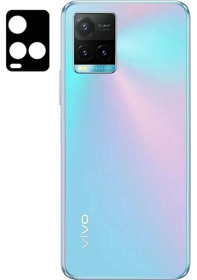Ekılıf - Vivo Y33s Uyumlu - Kamera Lens Koruyucu 3d Kamera Camı - Şeffaf
