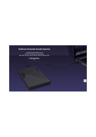 Hıksemı Hs-hub-mhb201 Usb3.0 25&quot Disk Kutusu. Ssd Ve Hdd Destekler 5gbps Siyah Win Mac-os Linu