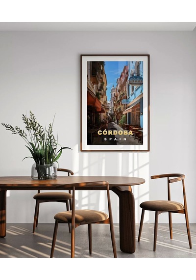 Çerçevesiz Poster Córdoba'nın Tarihi Sokakları