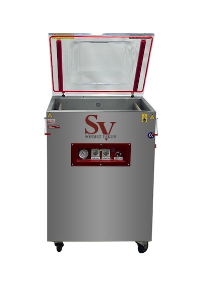 Sönmez Vakum Çift Çene 50 Cm Ayaklı Vakum Makinesi
