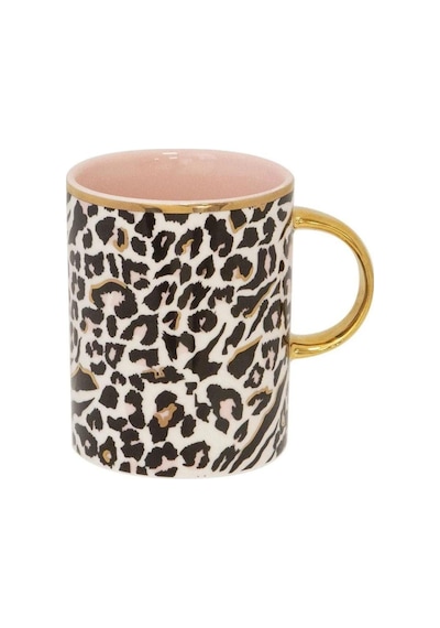 Cristina Re Mug Safari Leopard Çok Renkli