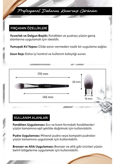 Konik Yüz Fırçası Cre'ars Definer Brush 103
