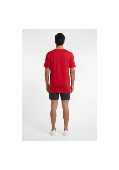 Usa Basketball Clippers Kırmızı Dar Kalıp Erkek T-shirt 141962 SİYAH