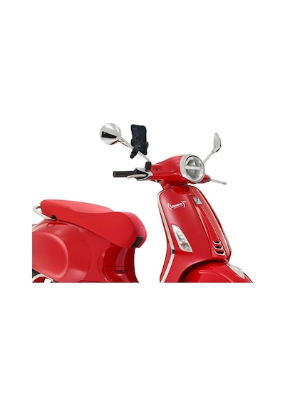 Powertec Vespa Uyumlu Ayna Bağlantılı Telefon Tutucu Black