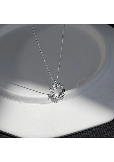 Kristal Çelenk Kolye Kolye El Yapımı Dainty Rhinestone Kolye Sevgililer Günü Kız Arkadaş İçin Doğum Günü Hediyesi Çok Renkli