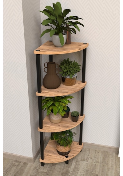 Flora 4 Raflı Moblen Çiçeklik Saksılık Balkon Bahçe Dekor Raf Stand-atlantik Çam Atlantik Çam Flora 4 Raflı Moblen Çiçeklik Saksılık Balkon Bahçe Dekor Raf Stand-atlantik Çam Atlantik Çam
