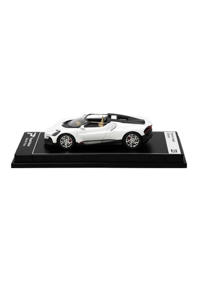 Hyper Car Bugatti Mistral Blanc -league Collection 1/64 Model Araba