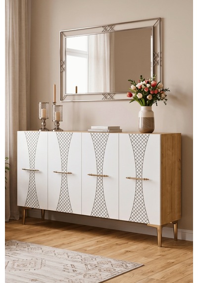 Ka1232db Slım120 Konsol, Kahve Köşesi Ve Tv Sehpası, Çok Amaçlı Dolap Safirmeşe - Beyaz 120cm Ka1232db Slım120 Konsol, Kahve Köşesi Ve Tv Sehpası, Çok Amaçlı Dolap Safirmeşe - Beyaz 120cm