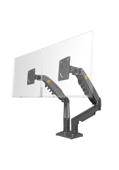 North Bayou Nb F160 Gazlı Yaylı Çift Monitör Kolu 17-27 İnç Kol Başına 2-9 Kg