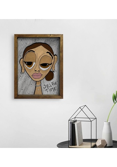 Bk Home The Lazy People Collection Hot Girl Tasarımlı Doğal Masif (496633056)