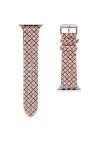 Watch 38mm Karo Motif Kordon - Pembe