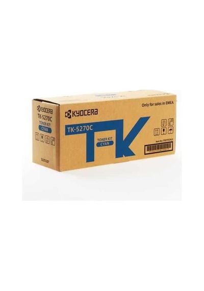 Kyocera Tk-5270c Cyan Mavi  Fotokopi Toneri Ecosys M6230cidn-m6630cidn P6230cdn 6.000 Sayfa
