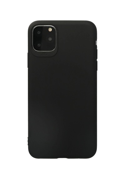 Newface - 603 - İphone 11 Pro Max Kılıf First Silikon - Kmrsfres - - Siyah