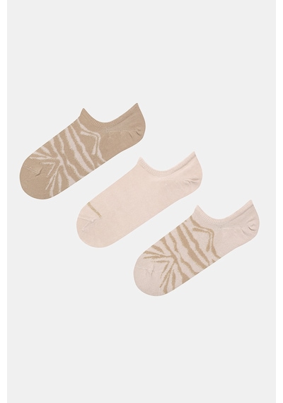 Penti Zebra 3lü Sneaker Çorap Çok Renkli