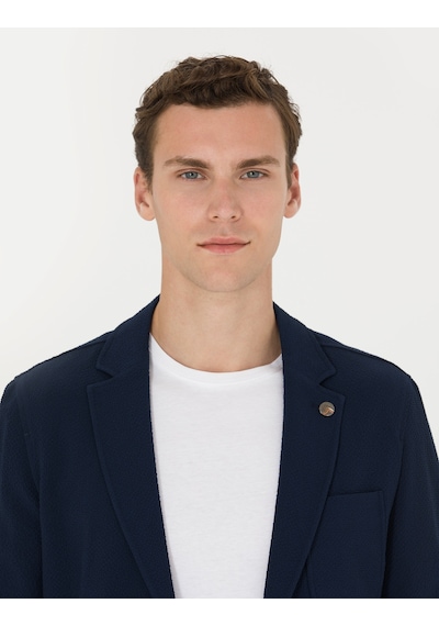 Pierre Cardin Erkek Lacivert Ekstra Slim Fit Blazer Ceket 50269735-vr033 Lacivert