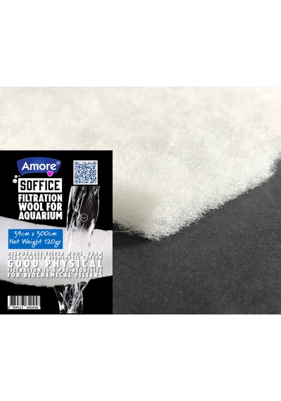 Akvaryum 120gr Silikonsuz Filtre Elyafı 34cm X 300cm Soffice