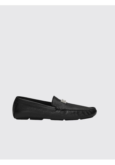 Dolce & Gabbana Deerskin Driver Shoes Dg Siyah
