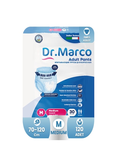 Dr. Marco Yetişkin Emici Külot M 120'li