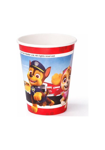 Paw Patrol Chase Temalı Karton Bardak - Doğum Günü Parti Malzemeleri 10 Adet Diğer