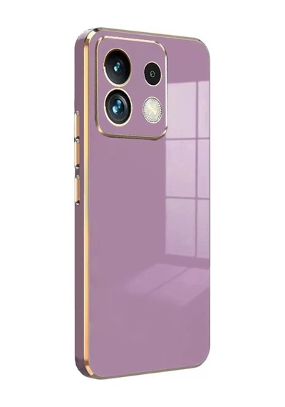 Xiaomi Poco M6 Pro 4g Uyumlu Kılıf Volet Silikon - Mor