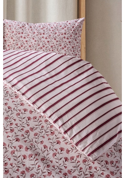 Doqu Home Harmony Festıval Nevresim Takımı Çift Kişilik Mirela Pembe