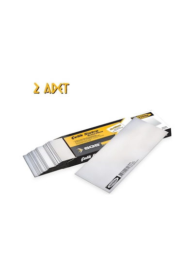 Sgs Çelik Sistre - 0.5 Mm. - 6x15 Cm. - 2 Adet