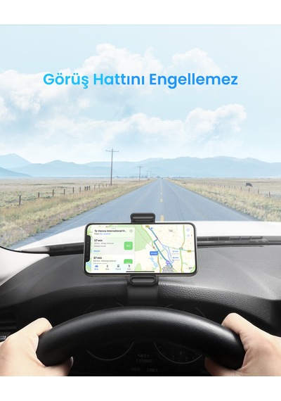 Ugreen Araç Gövde Üstü Klipsli Araç İçi Telefon Tutucu, 60796