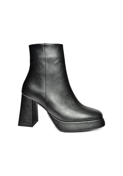 Fox Shoes R282230209 Siyah Kalın Topuklu Kadın Bot Siyah