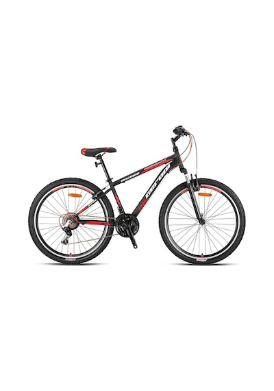 Geroni Magnum - 24 Mtb - 14' - 21 Vites - V.b - Mat Siyah - Gri/kırmızı Siyah - Kırmızı