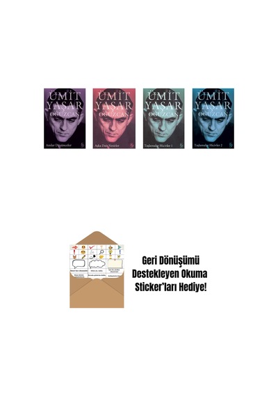 Ümit Yaşar Oğuzcan 4 Kitap Set + Okuma Sticker'ları
