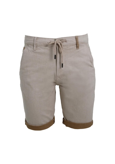 Uki Bej Comfort Fit Bermuda Şort Bej