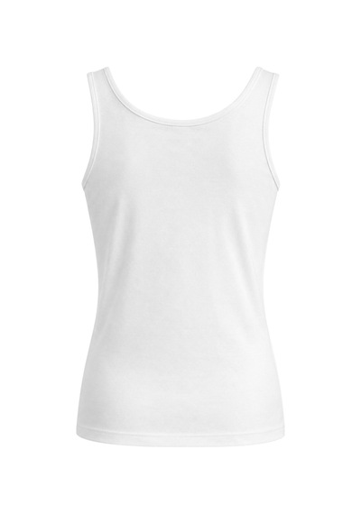 Vadon 1008 Kadın Pamuklu U Yaka Askılı Yumuşak Dokulu Basic Kolsuz Atlet Body Beyaz